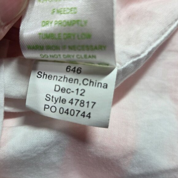 Lilly Pulitzer Dress Womens 0 Delia Sunrise Orange Stripe Wildflower Shift - Picture 4 of 11